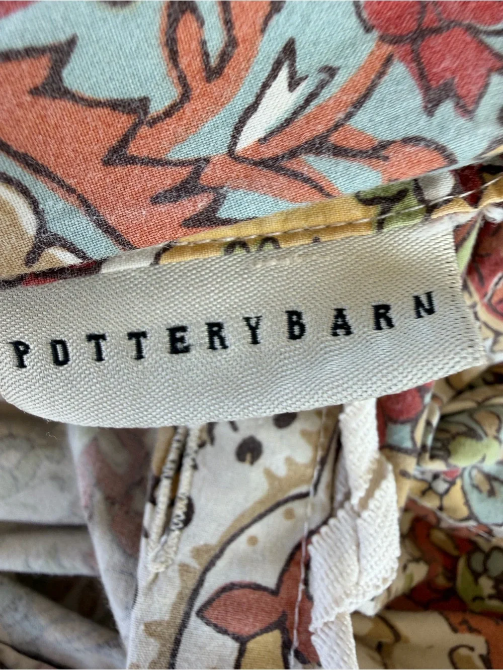Pottery Barn Harper Paisley 3-Piece Organic Cotton Duvet Cover Set F/Q GUC
